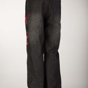 Ecko Untld Print and Embroidered Jeans